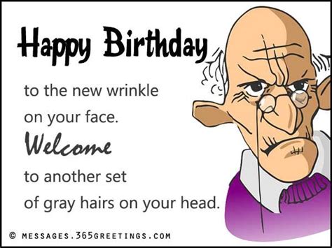 funny wrinkles birthday